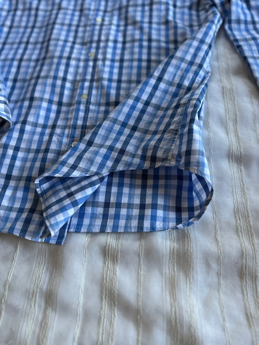 BANANA REPUBLIC Cotton Stretch Oxford Shirt | Grant Fit - Large Tall